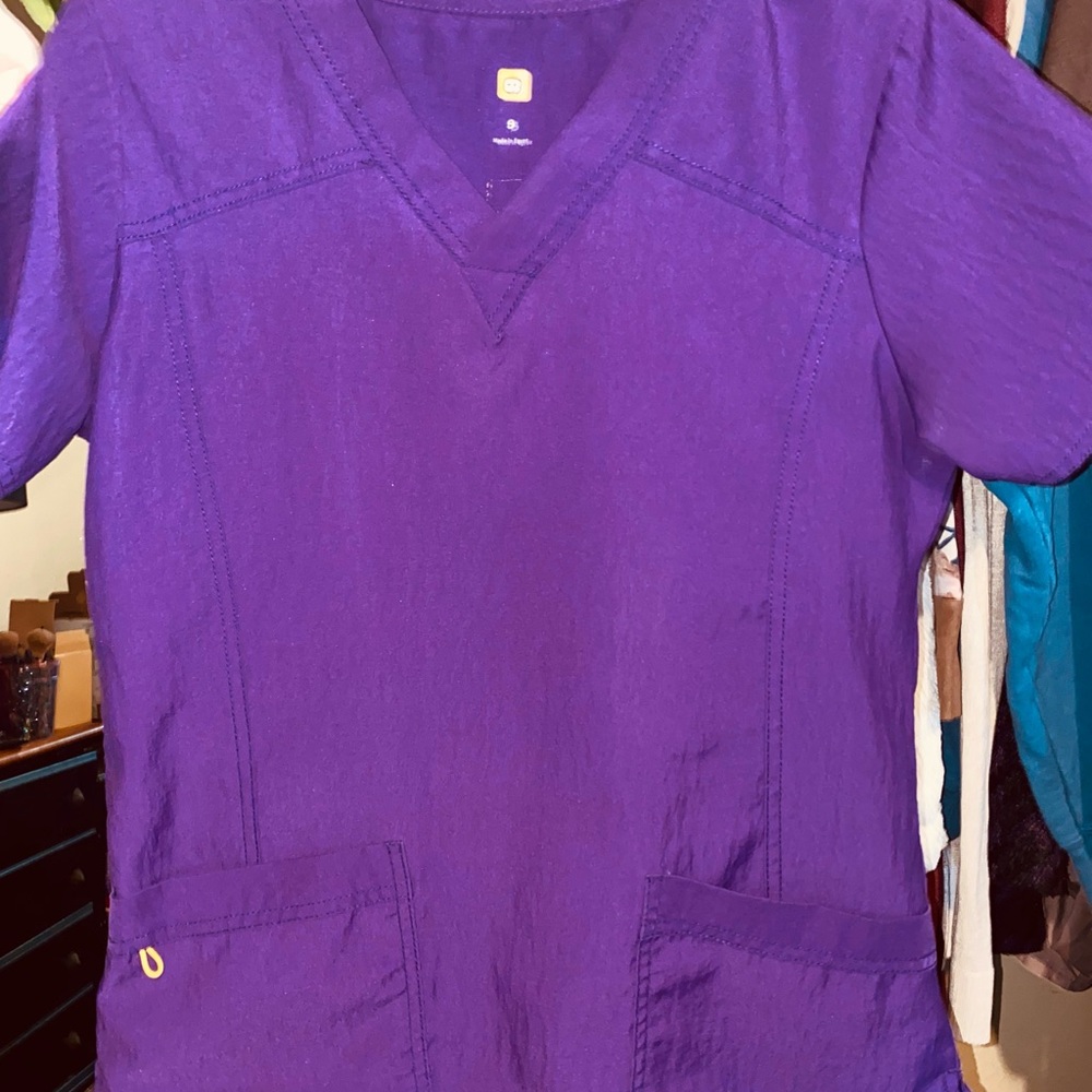 Purple women, scrubs, size small